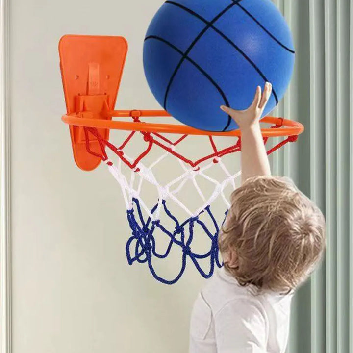 Indoor basketball hoop