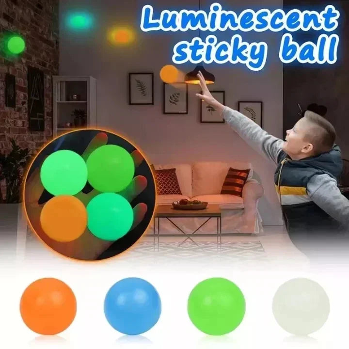 luminous and sticky ball