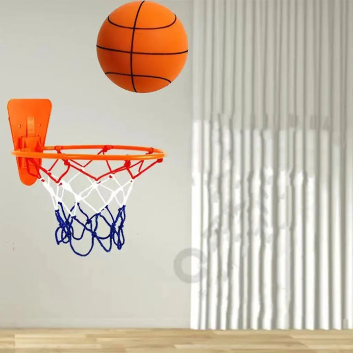 Indoor basketball hoop